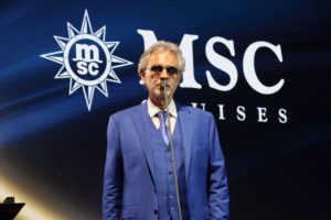 Il Viaggiatore Magazine - MSC Seaside Naming Ceremony - Andrea Bocelli