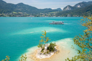 Battello sul Wolfgangsee-Salzkammergut-Austria-Cosa vedere a Salisburgo