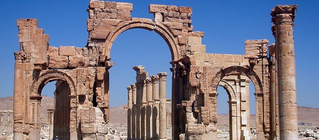 Il Viaggiatore Magazine - Arco di Palmira originale - Palmira, Siria