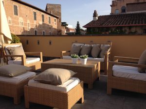 Il Viaggiatore Magazine - Terrazza dell'Hotel Capo D'Africa, Roma