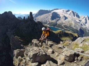 Il Viaggiatore Magazine - Ferrata delle trincee - Arabba - Foto di Alessio Bellenzier