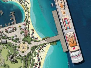 IlViaggiatoreMagazine-Ocean Cay MSC-Banchina di attracco nave (rendering)