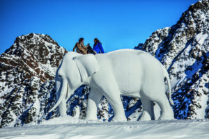 IlViaggiatoreMagazine-Elefante di ghiaccio-Musical "Hannibal"-Sölden-Austria