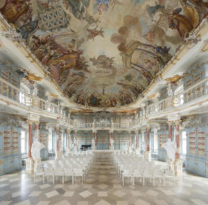 IlViaggiatoreMagazine-Convento di Schussenried-Sala Biblioteca-Oberschwaben-Germania-Foto di Franck Müller