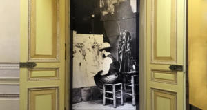 IlViaggiatoreMagazine-La gigantografia dell’immagine di Toulouse-Lautrec al lavoro-Villa Reale-Monza-Monza Brianza