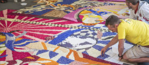 IlViaggiatoreMagazine-Infiorata di Spello-Preparazione-Spello-Perugia