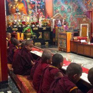 Nepal-i monaci bambini del Monastero Karma Dubgyud Choek Khorling Manang