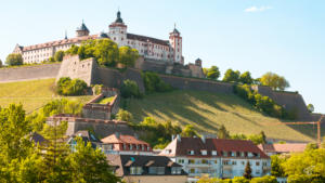 Panorama-Würzburg-Germania-Città Storiche della Germania