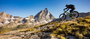 Cervino in mountain bike-Valle D'Aosta