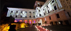 Palazzo Montemartini-Veduta notturna esterna-Roma