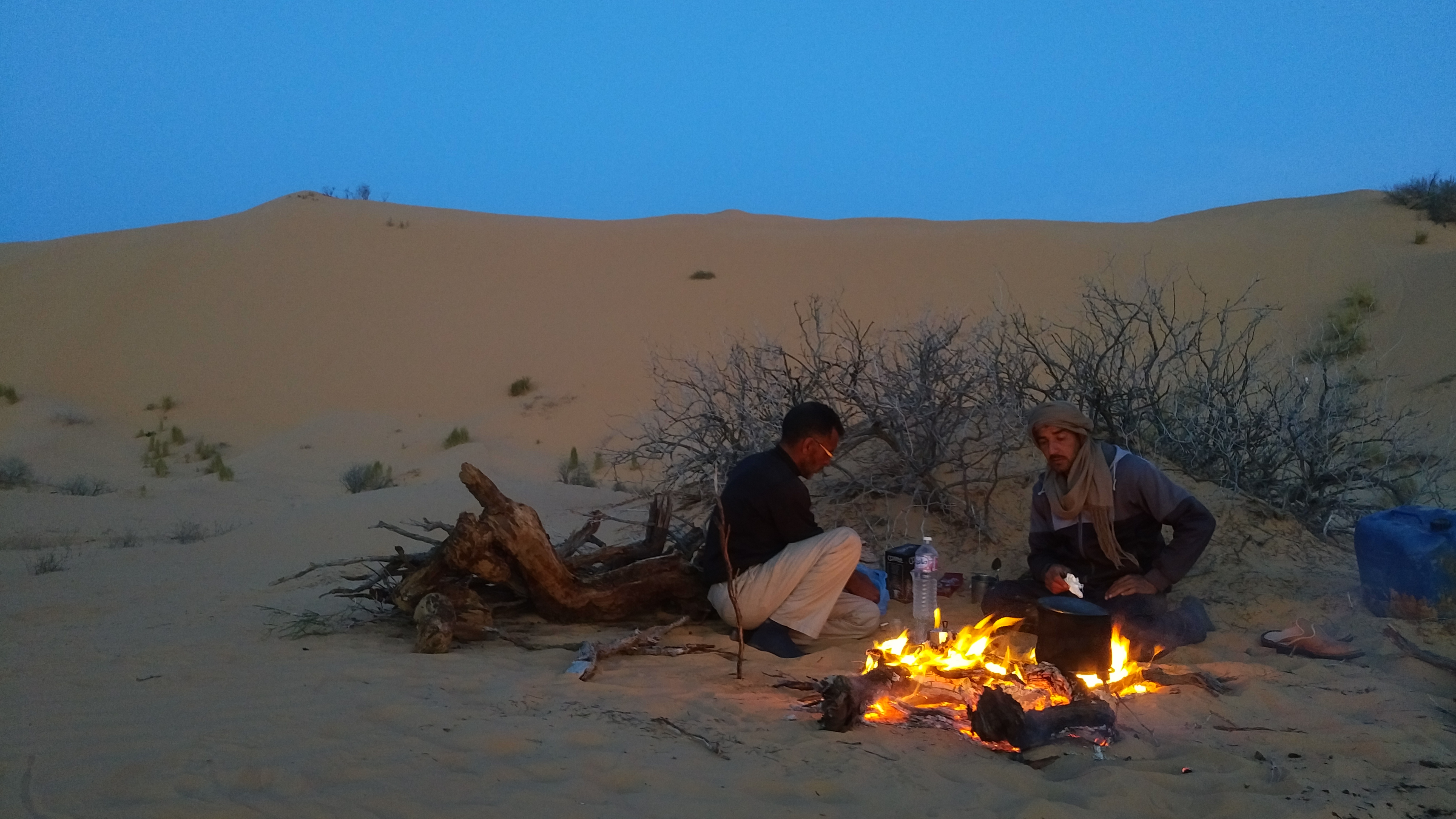 Bivacco nel deserto-Tunisia
