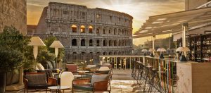 Courtlounge con vista su Colosseo-Roma