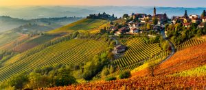 Panorama delle Langhe-Serralunga-Cuneo