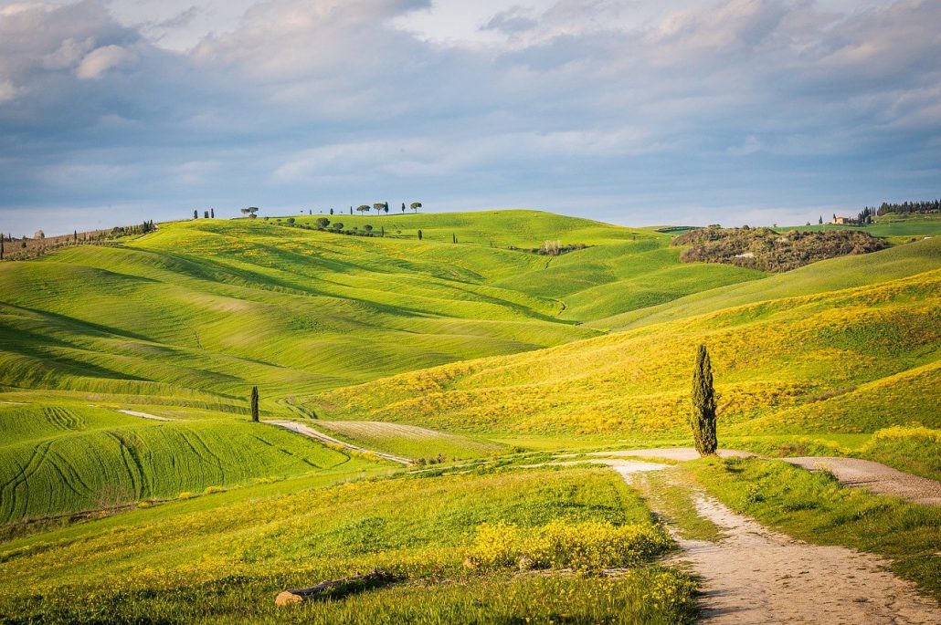 colline paesaggio vacanze green